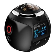 VR 글라스 AR 스마트 글라스 메타버스 360도 파노라마 뷰 4k hd 디지털 카메라 다이빙 방수 스포츠 dv wifi vr 가상 현실 카메라, 검은 색, 32GB