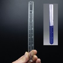 유리눈금시험관(15x150mm/1pcs) 투명 실험용시험관(경질유리)