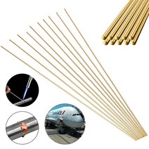 납땜봉 키트 황동 전극 인 구리 와이어 용접봉 650 Pc c 융점 용접 부품 2mm x 50cm 20 개