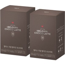 할리스커피 리얼 벨지안 초코 라떼 분말스틱, 8개, 10개입, 30g