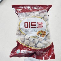 굿프렌즈 미트볼 1kg x 1개, 종이박스포장