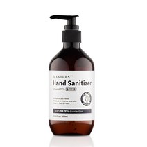 [맨허스트] 손 살균 세니타이저 세정제 소독제 본품 300ml