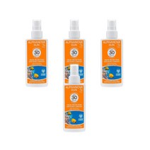 썬 크림 Spf30 125g Alphanova Sun Creme, 4팩