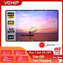 저무리 액자형스크린 초단초점 유압식 캠핑빔 전동롤 족자형 캠핑용빔 이동식vchip 4k 프로젝션 프로젝터 hd 휴대용 안티 라이트 커튼 16:9 3d 100 92 30 인치 홈, 30인치