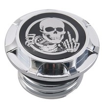 해외 할리 데이비슨 부품 용품 튜닝 커스텀 해골 연료캡 주유구 장식 오일 캡, L Cool Skull