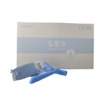 도루코 일회용 면도기 개별포장 706p 100개 2중날 이중날