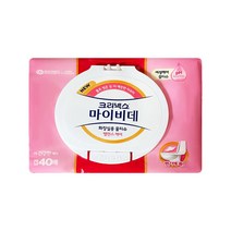크리넥스 마이비데 밸런스케어 물티슈 캡형, 9팩, 40매