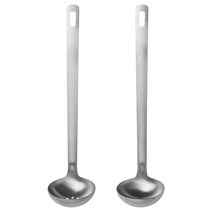 이케아 피스크소파주방기기2종/스테인리스 스키머 1개/국자(지름 6.5cm/길이 27cm) 1개.