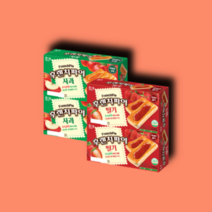 해태 후렌치파이 사과맛 딸기맛 총4팩, 사과 2개+딸기2개