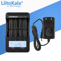 가전부품 LiitoKala Lii-500 LCD 3.7V/1.2V AA/AAA 18650/26650/16340/14500/10440/18500 배터리 충전기 (, 02 Lii-500 no car_01 EU