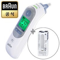 브라운 체온계 IRT-6520 기본필터21개 포함, 화이트