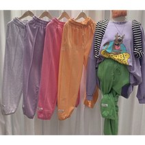 컬러풀 루즈핏 밴딩 조거핏 트레이닝바지