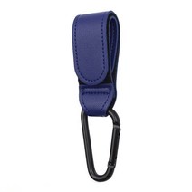 개모차 반려동물유모차 펫유모차 펫이동차 펫이동장 1/2pcs 휴대용 PU 가죽 유모차 걸이 후크 Carabiner 카트 액세서리, [02] 1pcs Blue