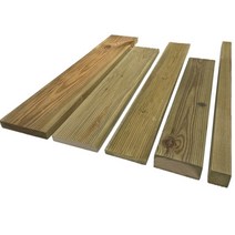 방부목 데크 각재 각목 나무 목재 재단, 방부목 데크 120 x 21mm, 1500mm
