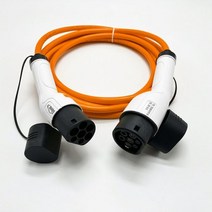 가정용전기차충전기 완속 주행 TPU 케이블 32A 모드 3 Ev 충전기 휴대용 전기 자동차 배송 유형 2-유형 2, t2-t2-32a-8m-1phase, Type2