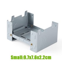 에탄올난로 캠핑 목재 스토브 야외 접이식 왁스로 스테인레스 스틸 디스크 와이어 브래킷 피크닉 장비 바베큐 왁스, [01] 9.7x7.6x2.2cm