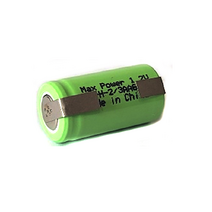 MAX POWER 2/3AA 1.2V 단자타입 Ni-MH 니켈수소 배터리 충전지 충전배터리, 1개, 1개