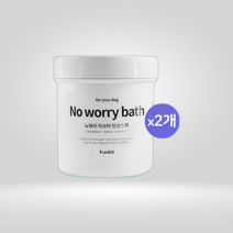 프랭킷 노워리 강아지 스파 애견 입욕제 탄산스파 아로마 피부보습 피부병 가려움 1개