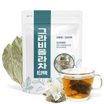 자연초 그라비올라차 삼각 50티백, 1개
