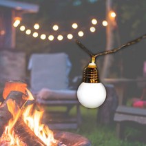 큰 앵두전구 자두전구 감성 캠핑전구볼 LED 캠핑 전구 전구조명 대형 알전구 알조명 오징어등 줄 전구 조명, 자두전구 20구 3m (건전지형)