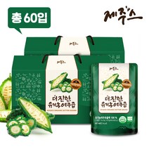 제주스 더 진한 유기농 여주즙 60ml 60포, 2박스, 단품
