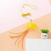 고양이 재미있는 장난감 매달린 인터랙티브 고양이 장난감 신축성 있는 탄성 스트링 스윙 걸이식 문 장난감 재미있는 티저 나비 벨 새끼, 03 5