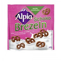 Alpia Chocolate pretzels 알피아 독일 초콜릿 프레첼 과자 140g 4팩