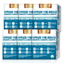순수식품 19종 생유산균 프로바이오틱스 프리바이오틱스 신바이오틱스, 60g, 6개