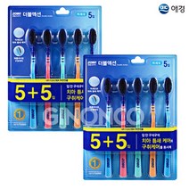 [향기좋은날]2080 더블액션 미세모 칫솔 5+5 (10입) 구취케어 무배, 2개
