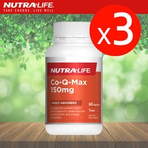 [뉴트라라이프] 코큐맥스 Co-Q Max 60캡슐 3병, 1세트