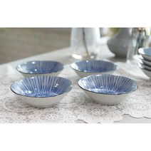 일본풍 고급 일식집 반찬그릇 반찬기 4P 도자기식기, 중