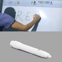 지울 수 있는 이동식 쓰기 드로잉 학습 화이트 보드 940nm LED 라이트 전자 펜 휴대용 인터랙티브 화이트, 01 1pc 940nm