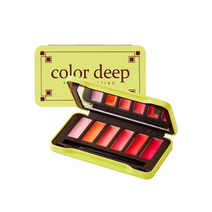 컬러딥 6컬러 리드마이 립팔레트, 젤리+코랄+피치+살몬+패션+애플, 6개