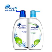 헤드앤숄더 애플프레쉬 샴푸550ml +린스550ml, 550ml, 1세트