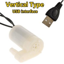 수경 재배 스마트팜 보온재 영양제 콩나물 시루USB 5V 저전압 소형 워터 펌프 마이크로 미니 잠수정 매우, 03 USB-Vertical Type