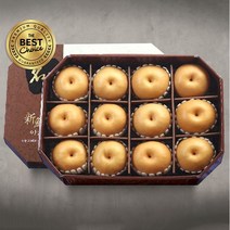 JS컴퍼니 [신선한아침] 팔각 명품 배 선물세트 7.5kg (12과), 단일옵션