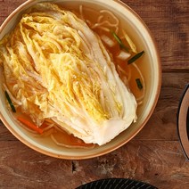늘해찬 국내산 백김치 깔끔한 맛 아이들 김치 매운 음식과 같이먹는 하얀김치 HACCP인증 김치주문 맛있는김치 캠핑김치 배추김치, 2kg