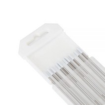 10pcs 0.8 Zirconiated WZ8 TIG 텅텐 전극 1.0 1.6 2.0 3.0 3.2 4.0mm 백색 금속 공, 1.6 미리메터_175mm