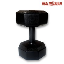 헬스스트림 국산 팔각파워아령 3~15kg선택 헬스장 전문가용 강철 덤벨세트 상체 팔 근력운동도구 실내홈트, 15kg