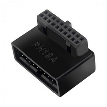 USB 헤더 어댑터 3.0 19P/20P 90도 PC 메인 보드 커넥터 데스크탑 컴퓨터 액세서리, 01 CHINA _ 01 TypeA, 01 TypeA