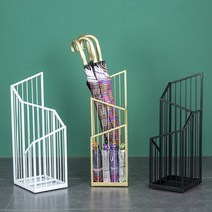 가정용 우산꽂이 심플 모던 긴우산용 우산보관함, A 골드