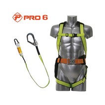 프로식스 TA-22-1 전체식 안전벨트 AL 웨빙 죔줄, 단품