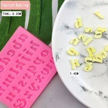 제빵 많은 사랑스러운 영어 문자 번호 실리콘 몰드 컵케익 젤리 캔디 퐁당 케이크 장식 베이킹 도구 초콜릿 피규어 몰드 컵케익 장식, 1924