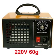소독 샬균 개인위생오존 발생기 60g 가정용 Ozono Desinfection 공기 청정기 O3 Sanitizing Machine, 220V 60g with timer
