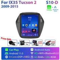 JMCQ-2 딘 4G 안드로이드 11 자동차 라디오 현대 IX35 투싼 2 2009-2015 스테레오 멀티미디어 비디오 플레, 18 S10-D-ADAS DVR