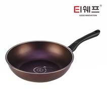 TECHEF(티쉐프) - 아트팬 컬렉션 프리미엄 논스틱 코팅 후라이팬/웍/볶음팬 (PTFE 및 PFOA 외장&인테리어)-인덕션 사용가능, 볶음팬 30cm