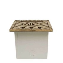 BKI-330B 바닥매립박스, 마이크매립박스 황동3구