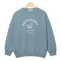 크로젬 주니어 남녀공용 특양면 딜리셔스 오버핏 맨투맨 CRZSTJ 088