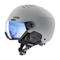 2223 우벡스 바이저 헬멧 uvex wanted visor rhino mat mirror blue(S2)
