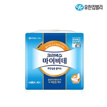 마이비데 화장실용 물티슈 비데티슈 캡형, 46매, 4팩